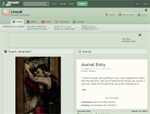 Tablet Screenshot of linxcat.deviantart.com