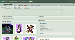 Desktop Screenshot of kalidakitsune.deviantart.com