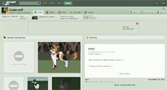 Desktop Screenshot of cinderw0lf.deviantart.com