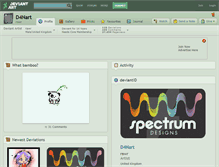 Tablet Screenshot of d4nart.deviantart.com