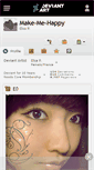 Mobile Screenshot of make-me-happy.deviantart.com