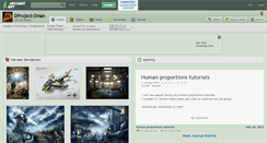 Desktop Screenshot of dproject-dman.deviantart.com