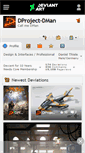 Mobile Screenshot of dproject-dman.deviantart.com