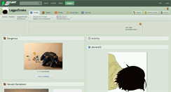 Desktop Screenshot of laggedsnake.deviantart.com