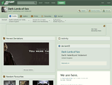 Tablet Screenshot of dark-lords-of-sex.deviantart.com
