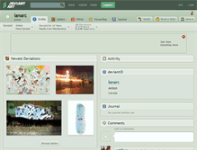 Tablet Screenshot of lanarc.deviantart.com