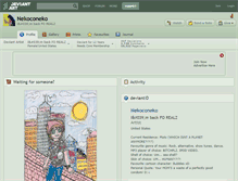 Tablet Screenshot of nekoconeko.deviantart.com