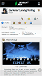 Mobile Screenshot of darknarturalightning.deviantart.com