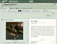 Tablet Screenshot of dragonthunderstorm.deviantart.com