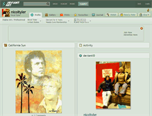 Tablet Screenshot of nicoltyler.deviantart.com
