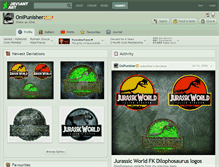 Tablet Screenshot of onipunisher.deviantart.com