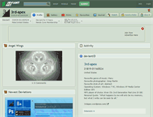 Tablet Screenshot of 3rd-apex.deviantart.com