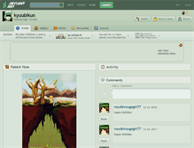 Tablet Screenshot of kyuubikun.deviantart.com