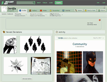 Tablet Screenshot of gordjia.deviantart.com