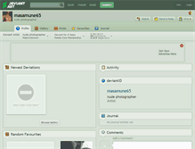 Tablet Screenshot of masamune65.deviantart.com