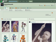 Tablet Screenshot of etamindraconis.deviantart.com
