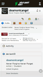 Mobile Screenshot of deamonicangel.deviantart.com