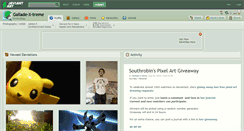 Desktop Screenshot of gallade-x-treme.deviantart.com