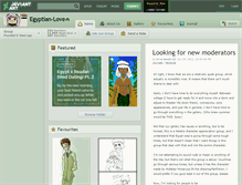 Tablet Screenshot of egyptian-love.deviantart.com