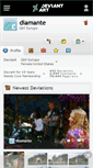 Mobile Screenshot of diamante.deviantart.com