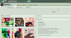 Desktop Screenshot of idealequine.deviantart.com