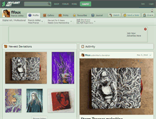 Tablet Screenshot of fifoux.deviantart.com