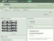 Tablet Screenshot of luciobosch.deviantart.com
