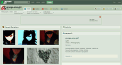 Desktop Screenshot of grunge-emo-girl.deviantart.com