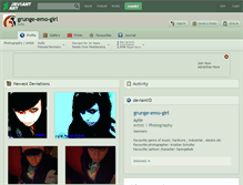 Tablet Screenshot of grunge-emo-girl.deviantart.com