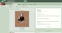 Desktop Screenshot of nickcaveart.deviantart.com