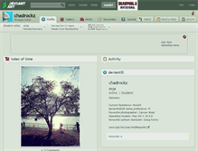 Tablet Screenshot of chadrockz.deviantart.com