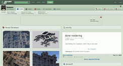 Desktop Screenshot of beason.deviantart.com