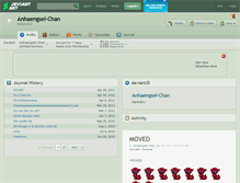 Tablet Screenshot of anhaengsel-chan.deviantart.com
