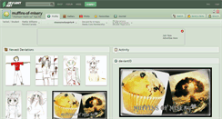 Desktop Screenshot of muffins-of-misery.deviantart.com
