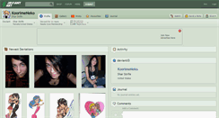 Desktop Screenshot of koorimeneko.deviantart.com