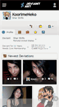Mobile Screenshot of koorimeneko.deviantart.com