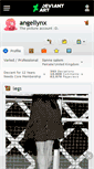 Mobile Screenshot of angellynx.deviantart.com