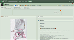 Desktop Screenshot of graykitty.deviantart.com
