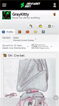 Mobile Screenshot of graykitty.deviantart.com