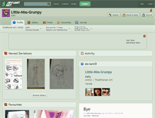 Tablet Screenshot of little-miss-grumpy.deviantart.com