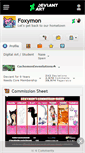 Mobile Screenshot of foxymon.deviantart.com