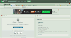 Desktop Screenshot of madness98.deviantart.com