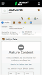 Mobile Screenshot of madness98.deviantart.com