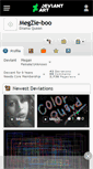 Mobile Screenshot of megzie-boo.deviantart.com