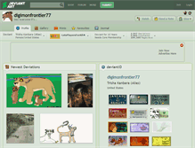 Tablet Screenshot of digimonfrontier77.deviantart.com