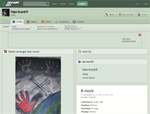 Tablet Screenshot of hao-kun69.deviantart.com