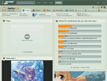 Tablet Screenshot of karbo.deviantart.com