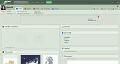 Desktop Screenshot of gooblor.deviantart.com