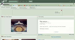 Desktop Screenshot of deividmx.deviantart.com