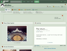 Tablet Screenshot of deividmx.deviantart.com